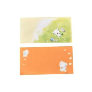 VTG 90s Y2K Morning Glory Babu Bear Envelope Set Stationary Kawaii Ephemera NWT